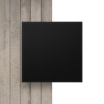 Frosted acrylic sheet black front